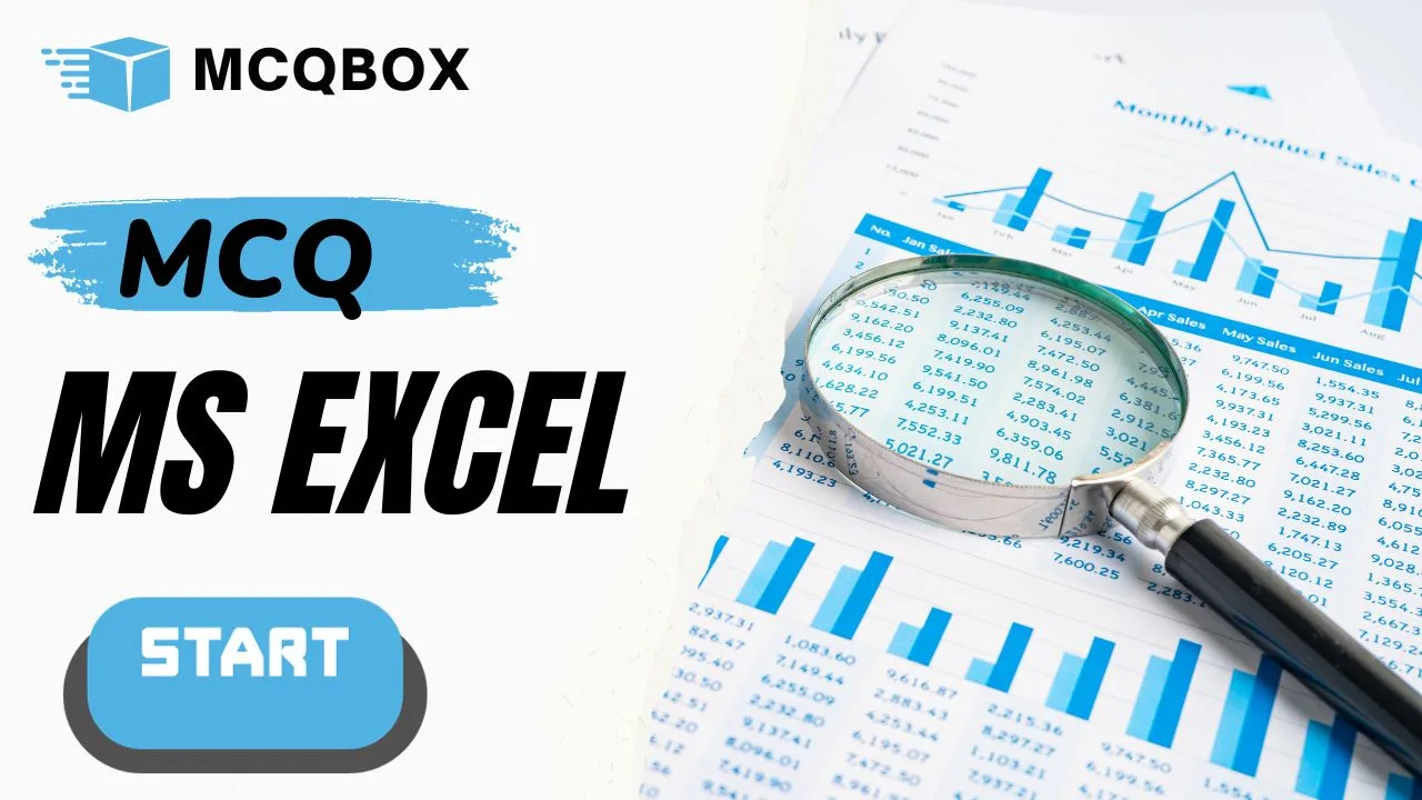 MCQ on MS Excel Set 1 by MCQBOX