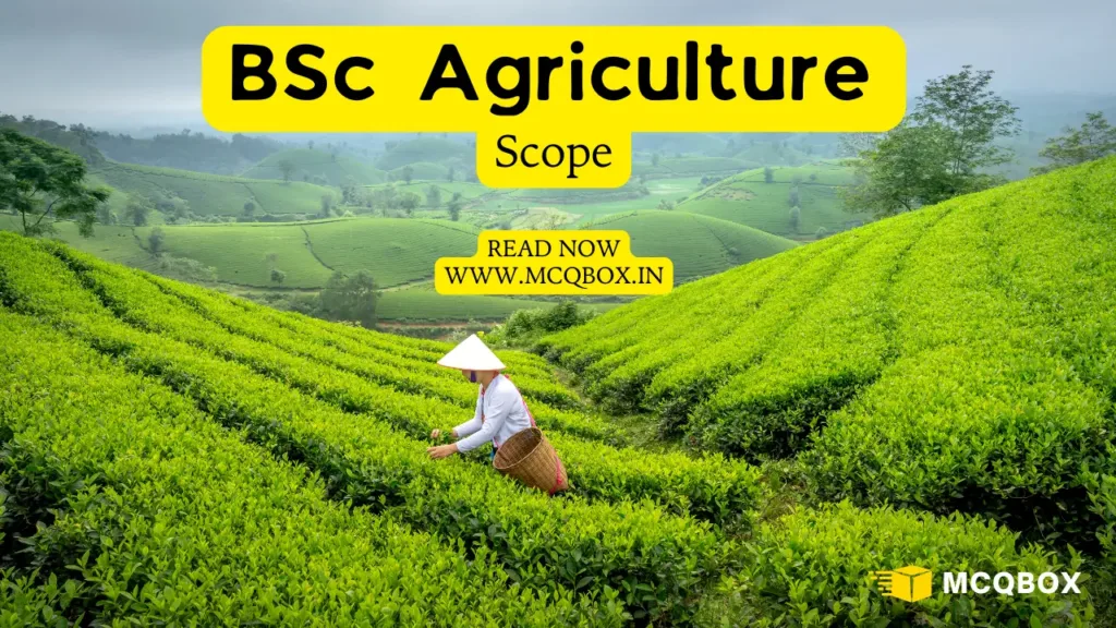 BSc Agriculture Scope