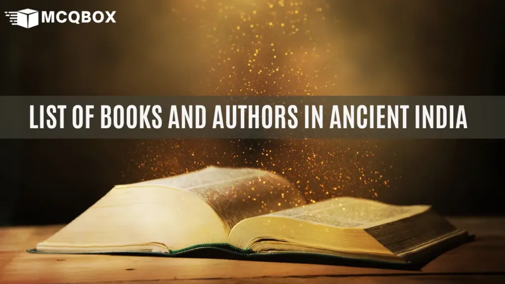 List of Books and Authors in Ancient India