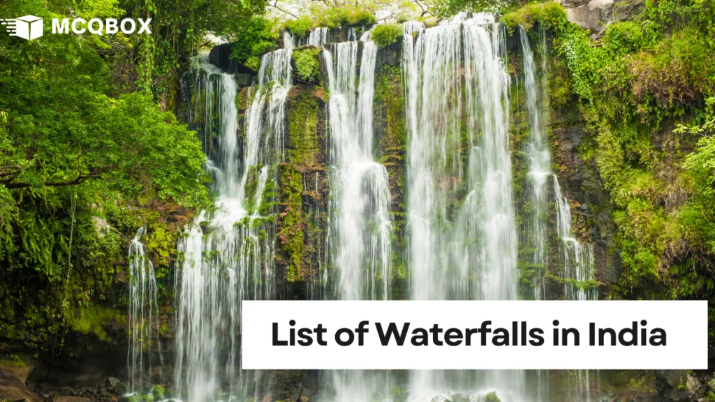 List of Waterfalls in India