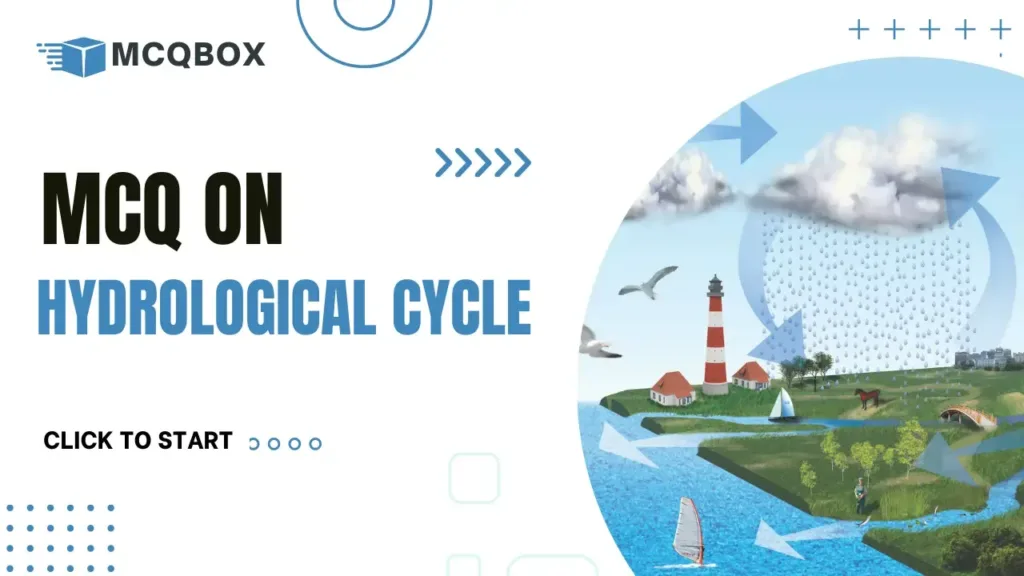 MCQ on Hydrological Cycle